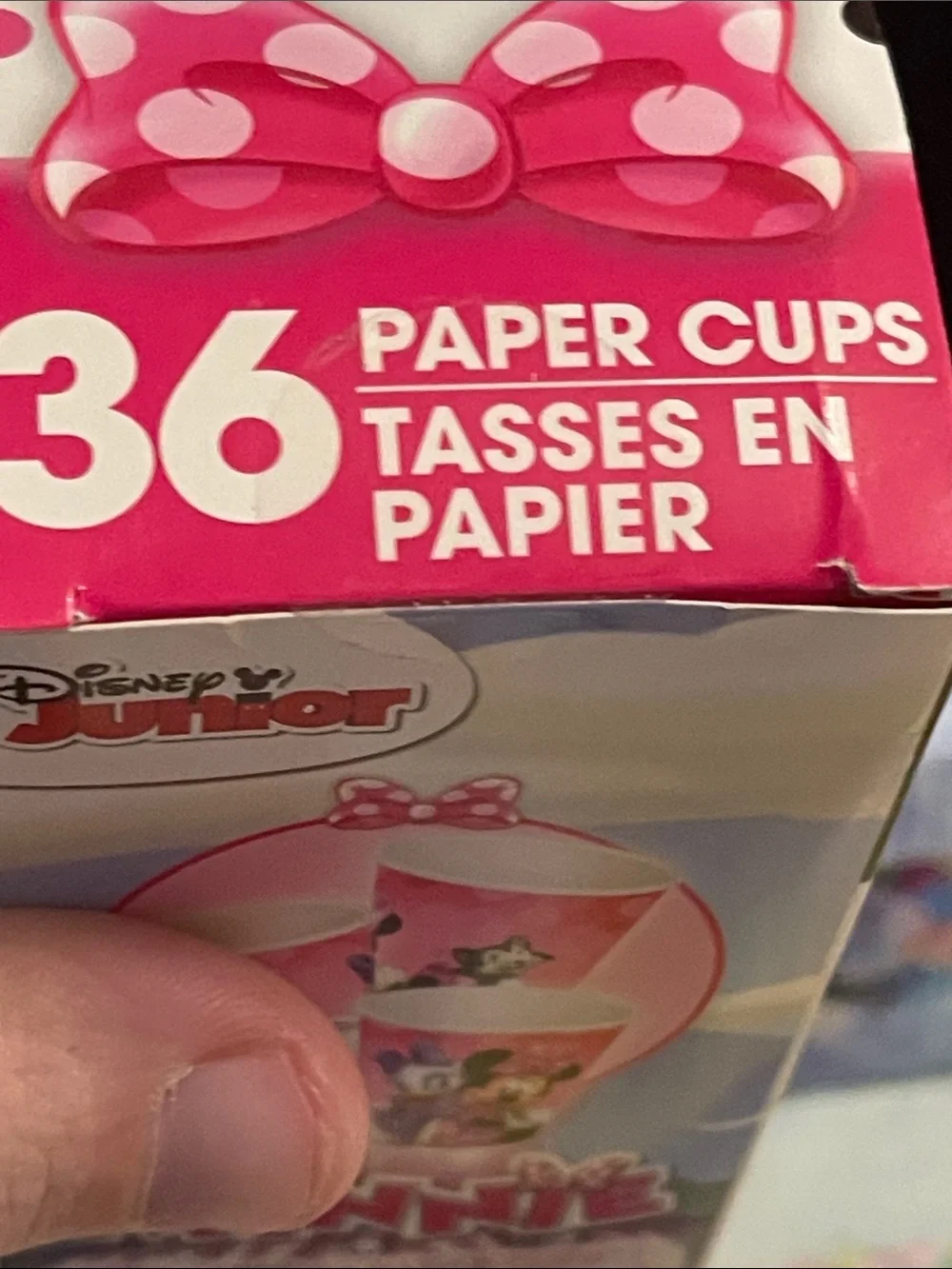 Quantity: 3 - Disney Paper Party Cups - 36ct in each, 108 ct total
